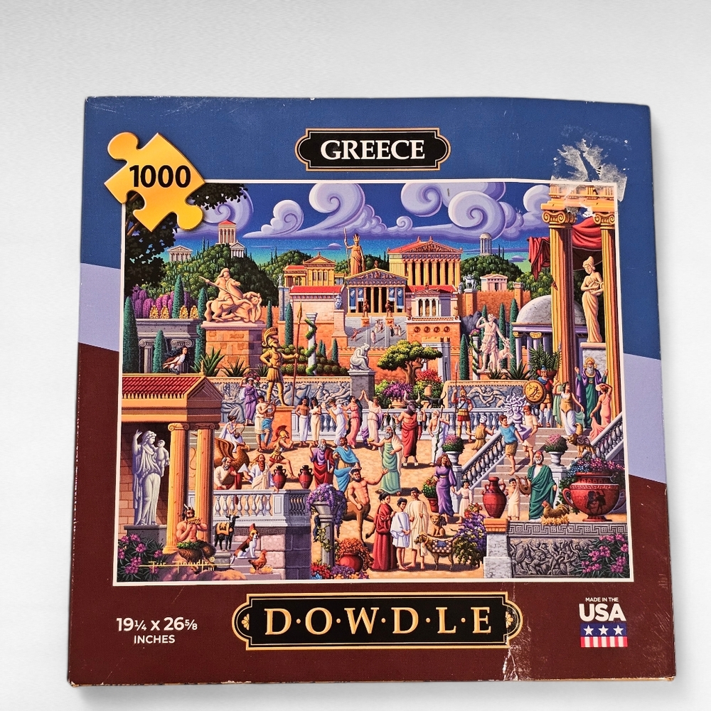 Dowdle Greece 1000 Piece Puzzle
